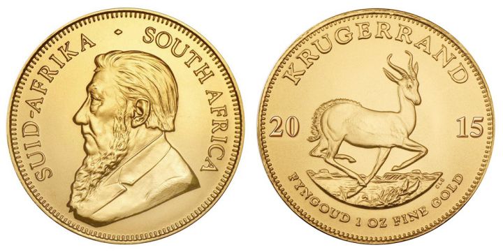 Goldmünze Krügerrand 1 Unze - Jahrgang 2025